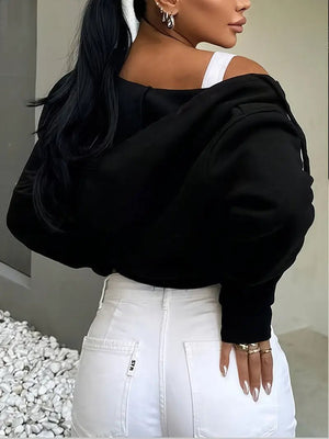 SWEATSHIRT HIRKA SİYAH - CRESSİVA