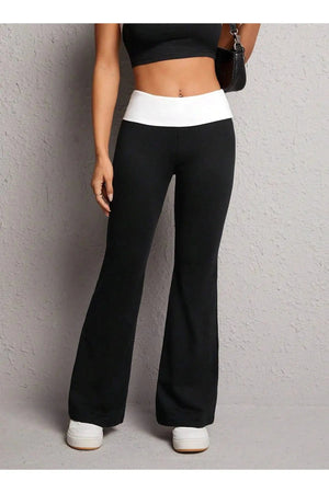 Çift Renk Pantalon Beyaz - Siyah - CRESSİVA