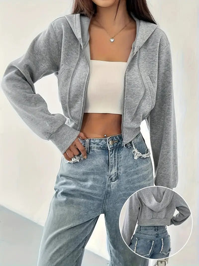 SWEATSHIRT HIRKA GRİ - CRESSİVA