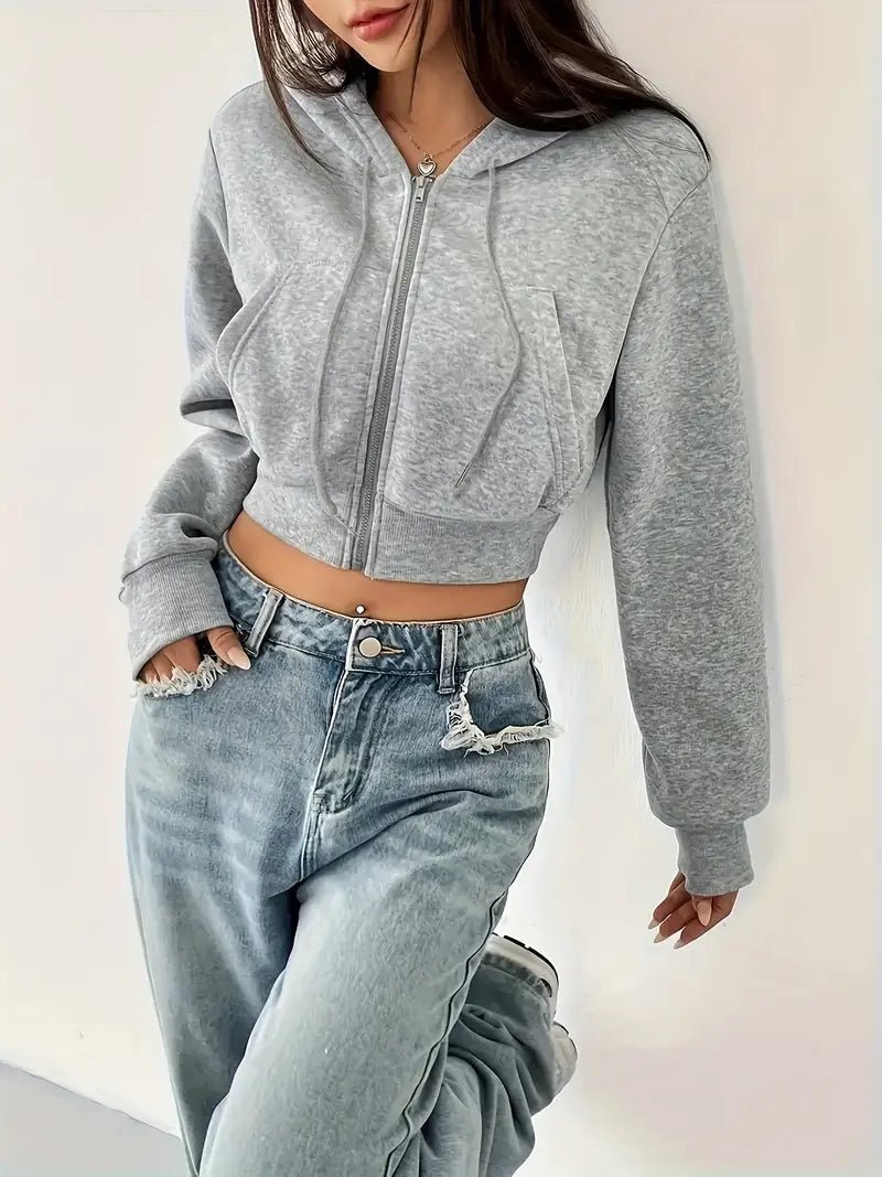 SWEATSHIRT HIRKA GRİ - CRESSİVA