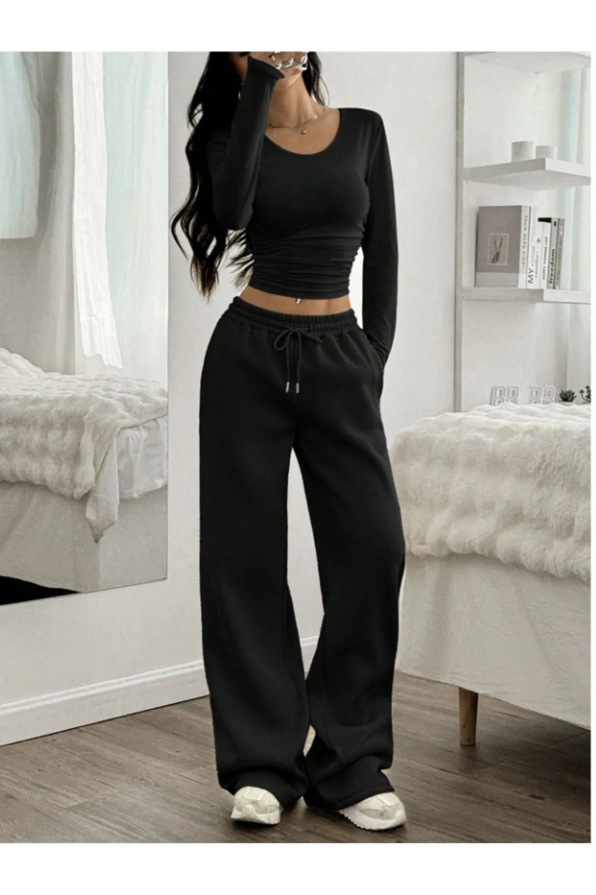 TAŞ BASKI BAGGY EŞOFMAN - CRESSİVA