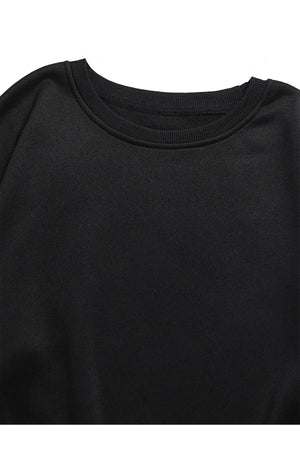 TAŞ BASKI BİSİKLET YAKA SWEATSHIRT - CRESSİVA