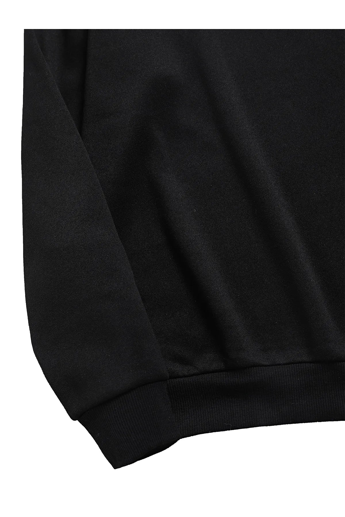 TAŞ BASKI BİSİKLET YAKA SWEATSHIRT - CRESSİVA