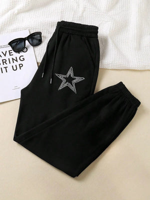 TAŞ BASKI JOGGER EŞOFMAN - CRESSİVA